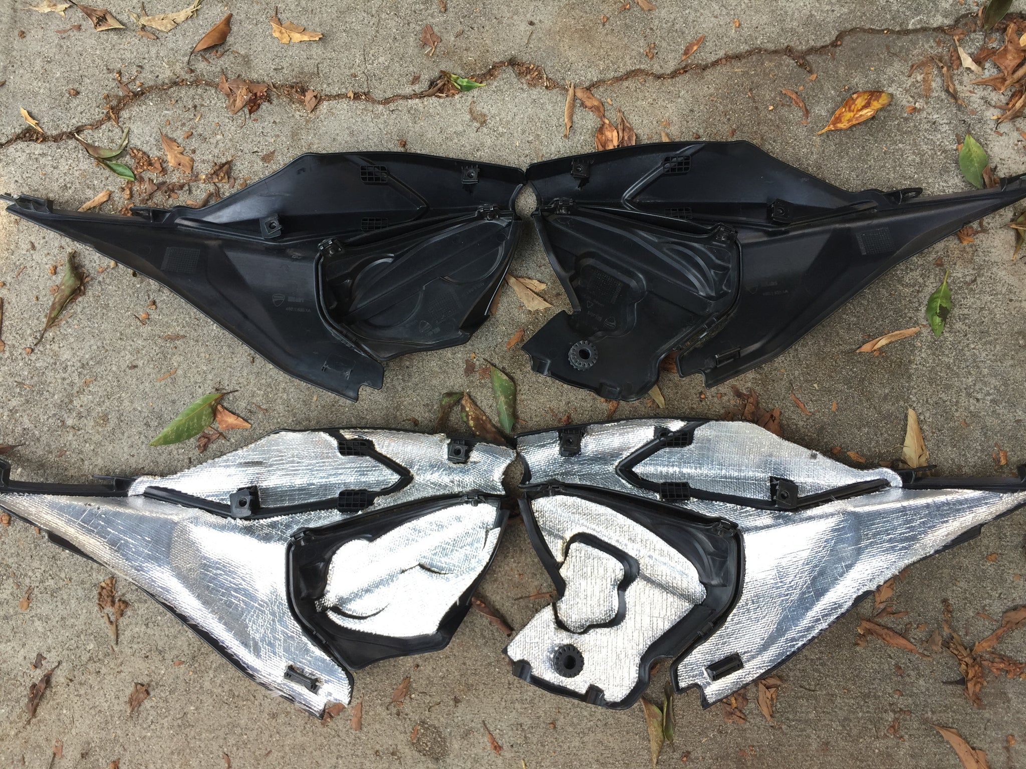 Ducati Spacers Heat Shield Kit for Ducati Panigale 1299 / 1199 / 959